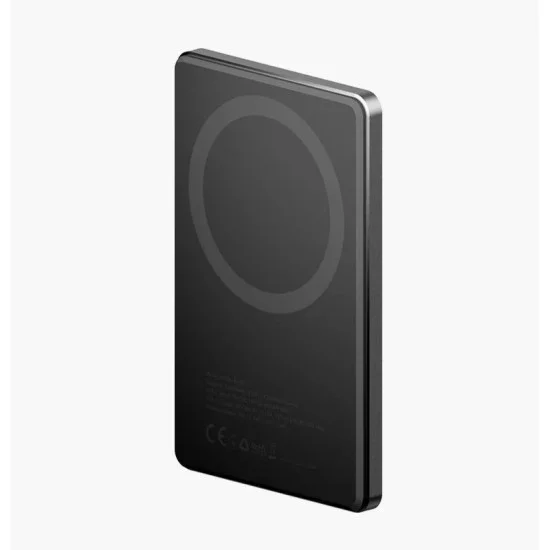Energea Alupac Air,  5000Mah Ultra Light Aluminium Magsafe Compatible Power Bank - Gray